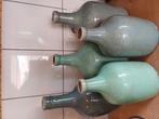 5 groene vazen van Brynxz, Huis en Inrichting, Ophalen, Minder dan 50 cm, Groen, Glas