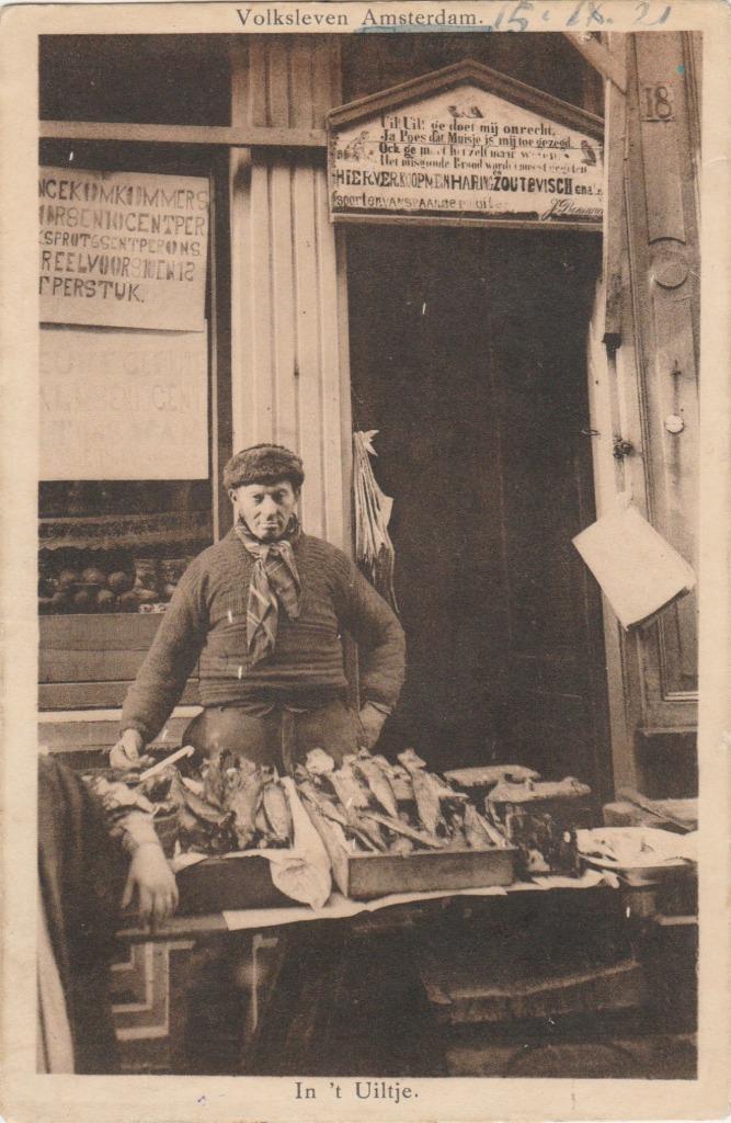 AMSTERDAM, Volksleven, Valkenburgerstraat, ca. 1910, Verzamelen, Ansichtkaarten | Nederland, Gelopen, Noord-Holland, Voor 1920