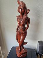 Balinees vrouw beeld Ca 1960/70 mooi houtsnijwerk, Antiek en Kunst, Ophalen