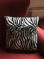 nieuwe kussen met zebra printhoes, Ophalen, Nieuw, Wit, Vierkant