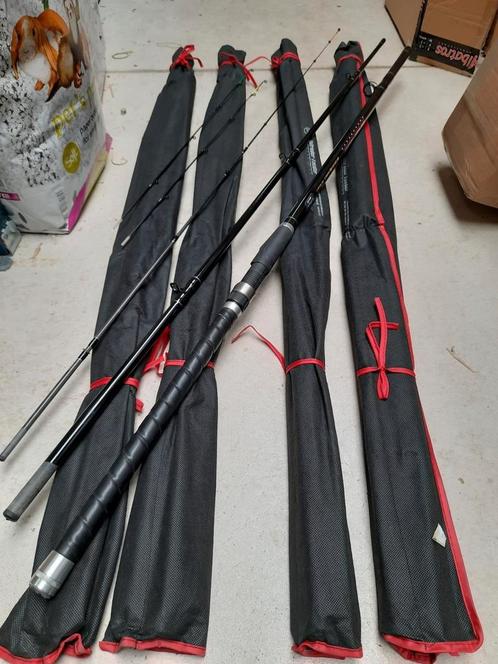 Partij van 5 feederhengels. 3.30m 30-80 gram, Watersport en Boten, Hengelsport | Witvissen, Nieuw, Ophalen of Verzenden