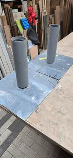 1 loden dakdoorvoer voor HWA 80mm, Doe-het-zelf en Verbouw, Buizen en Afvoer, Ophalen, Afvoer, Pvc, Nieuw