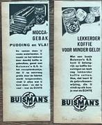3 advertenties eind jaren ‘30 Buisman Zwartsluis, Ophalen of Verzenden, Gebruikt