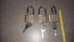 Diverse ABUS hangsloten!, Ophalen of Verzenden, Zo goed als nieuw, Koper of Messing, Slot