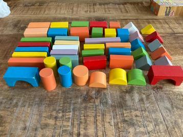 Houten blokken stapelbaar kind baby bouwblokken hout-blokken beschikbaar voor biedingen