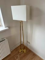 Gouden IKEA Staande Lamp, Huis en Inrichting, Lampen | Vloerlampen, Ophalen, Zo goed als nieuw, Metaal, 150 tot 200 cm