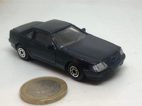Mercedes 500 SL Blauw, Edocar, Hobby en Vrije tijd, Modelauto's | Overige schalen, Gebruikt, Auto, Ophalen of Verzenden