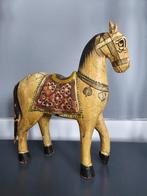 Prachtig Antiek handgesneden houten statig paardje €25, Antiek en Kunst, Kunst | Beelden en Houtsnijwerken, Ophalen of Verzenden