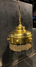 Diverse ‘70’s lampen met messing kap, Ophalen