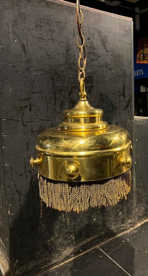 Diverse ‘70’s lampen met messing kap, Antiek en Kunst, Antiek | Lampen, Ophalen