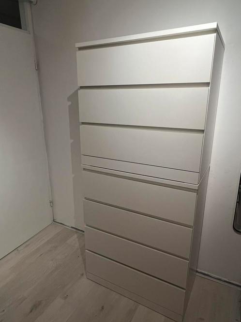 Ikea Malm 3 & 4 ladekasten nieuwstaat, Huis en Inrichting, Kasten | Ladekasten, Zo goed als nieuw, Minder dan 100 cm, 50 tot 100 cm