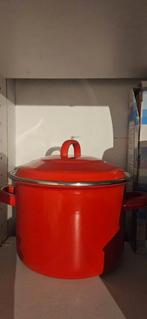 Soeppan - Emaille - Ø 20cm - Rood, Ophalen of Verzenden, Nieuw, Overige materialen, Overige typen