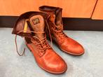 Leather Lace-Up Boots – Military / Workwear Style – EU45, Bruin, Boots, Ophalen of Verzenden, Zo goed als nieuw