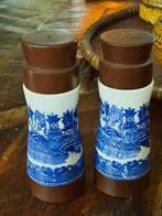 Delfts blauwe peper en zoutstel antiek, Antiek en Kunst, Ophalen of Verzenden