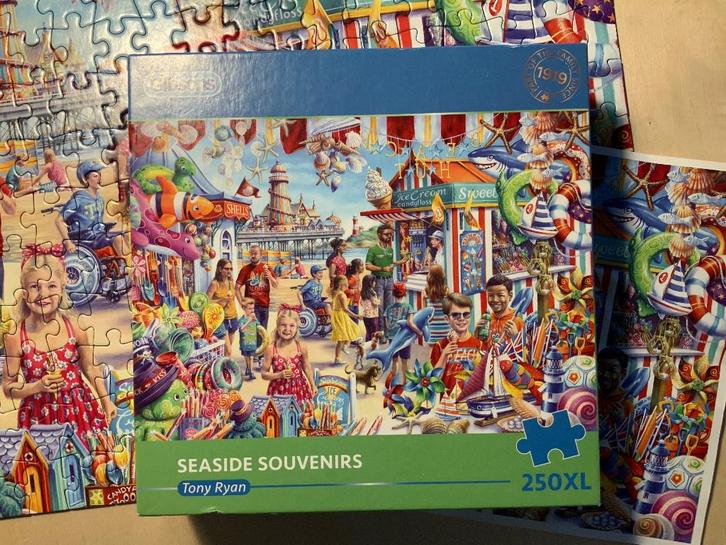 Xl puzzel gibsons 250 stukjes, Hobby en Vrije tijd, Denksport en Puzzels, Zo goed als nieuw, Legpuzzel, Minder dan 500 stukjes