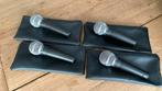 Shure SM58 set 4 stuks in 1 koop, Ophalen of Verzenden, Zo goed als nieuw, Nvt, Zangmicrofoon