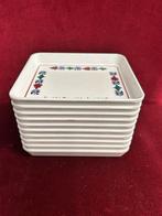 Boerenbont kunststof gebaksbordjes, Huis en Inrichting, Keuken | Servies, Div, Ophalen of Verzenden, Zo goed als nieuw, Bord(en)