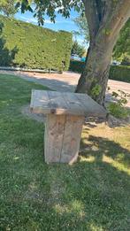 Stijgerhouten tafel, Tuin en Terras, Tuintafels, Ophalen of Verzenden, Gebruikt, Vierkant, Hout