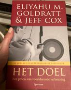 J. Cox - Het doel, Ophalen, Sociale wetenschap, Zo goed als nieuw, J. Cox; Eliyahu M. Goldratt