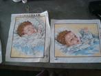 2 baby borduurstramien met voorbeeld, Hobby en Vrije tijd, Borduren en Borduurmachines, Ophalen of Verzenden, Nieuw, Handborduren