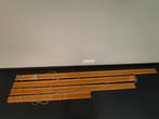 Vintage plissé gordijnen - Diverse Maten, Gebruikt, 200 cm of meer, Vintage, Bruin