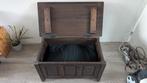 Houten kist vintage stijl - decoratieve opbergkist, Ophalen, Minder dan 50 cm, Gebruikt, 50 tot 100 cm