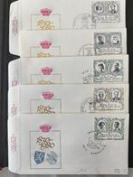 150 jaar Onafhankelijkheid - 2597-2601 (1980) Stamp, Met envelop, Koninklijk huis, Ophalen of Verzenden, Gestempeld