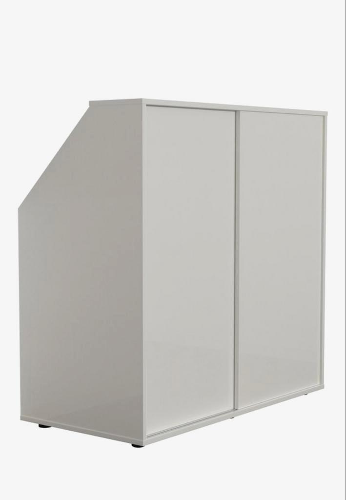 Opbergkast met schuifdeuren, Huis en Inrichting, Kasten | Kledingkasten, Nieuw, 100 tot 150 cm, 50 tot 100 cm, 25 tot 50 cm, Met plank(en)