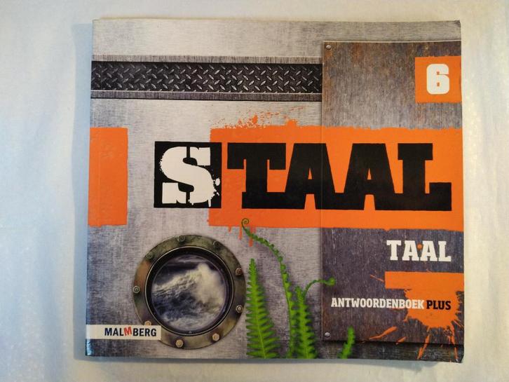 Staal - VERSIE 1 - Groep 6 - Taal Antwoordenboek PLUS., Boeken, Schoolboeken, Zo goed als nieuw, Nederlands, Overige niveaus, Ophalen of Verzenden