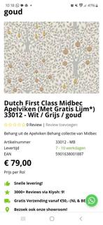 Apelviken behang nieuwe rol, Huis en Inrichting, Stoffering | Behang, Ophalen of Verzenden, Minder dan 10 m²