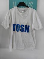 Shirt Vintage Retro Blanc 2 Sided TOSH #10, Maat 52/54 (L), Wit, Ophalen of Verzenden, Fruit of the loom