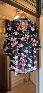 Mooie Magna blouse/tuniek Maat 48 met rode bloemen, Overige kleuren, Maat 46/48 (XL) of groter, Ophalen of Verzenden, Magna