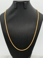 Mooie 14 karaat gouden koningsketting massief 50 cm, Nieuw, Ophalen of Verzenden, Nvt, Nvt