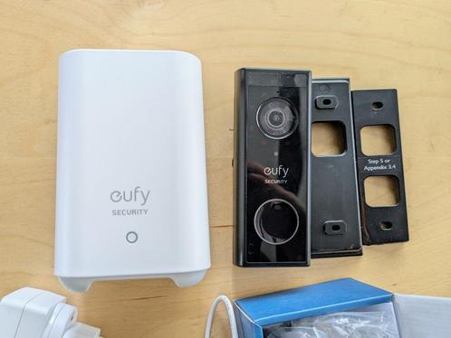 Eufy videodeurbel Video Doorbell 2K met HomeBase 2, Huis en Inrichting, Deurbellen, Gebruikt, Draadloos, Ingebouwde camera, Compatibel met smartphone