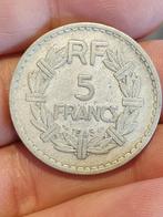 Frankrijk, 5 franc 1945 (18), Postzegels en Munten, Munten | Europa | Niet-Euromunten, Frankrijk, Ophalen of Verzenden