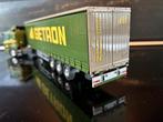 Tekno scania met Getron oplegger, Hobby en Vrije tijd, Gebruikt, Ophalen of Verzenden, Bus of Vrachtwagen, Tekno