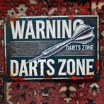 Darts Zone Metalen Plaat, Ophalen of Verzenden, Zo goed als nieuw
