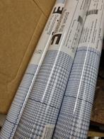 Eijffinger behang wit/blauw ruitje.Nr. 343084. Prijs/rol., Huis en Inrichting, Stoffering | Behang, Ophalen of Verzenden, 75 m² of meer