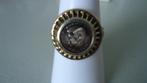 Gouden J. F. Kennedy ring maat 17, Sieraden, Tassen en Uiterlijk, Ringen, Ophalen of Verzenden, Zo goed als nieuw, 17 tot 18, Dame