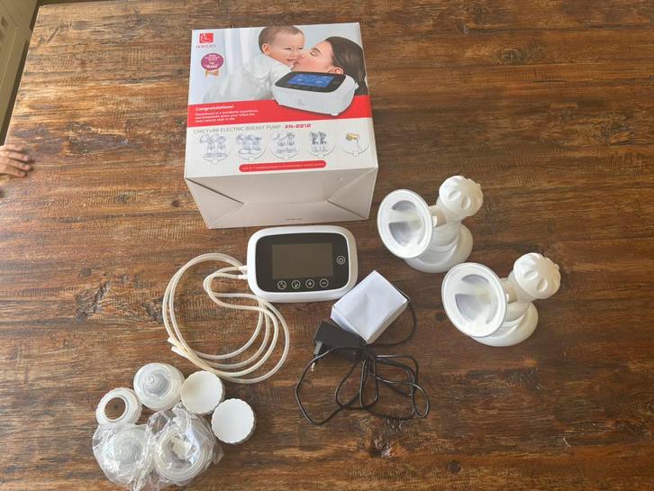 Horigen dubbelzijdige borstkolf Chicture, Kinderen en Baby's, Babyvoeding en Toebehoren, Zo goed als nieuw, Ophalen of Verzenden