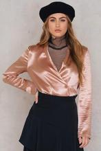 The Metallic Blazer by NA-KD Party features a double breaste, Nieuw, Ophalen of Verzenden