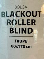 2x Bolga Verduisterend Rolgordijn Taupe 80x170cm, Minder dan 100 cm, Crème of Beige, Nieuw, Ophalen of Verzenden