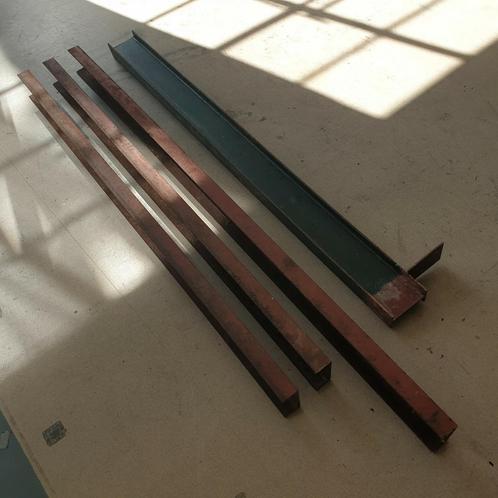 Stalen draagbalken U & H profiel, Doe-het-zelf en Verbouw, Metalen, Gebruikt, IJzer, Ophalen