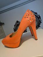 Zalmroze pumps met studs, Kleding | Dames, Schoenen, Ophalen of Verzenden, Nieuw, Roze