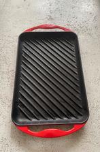 Le Creuset gietijzeren grillplaat / grillpan, Ophalen, Zo goed als nieuw, Gietijzer, Koekenpan of Braadpan
