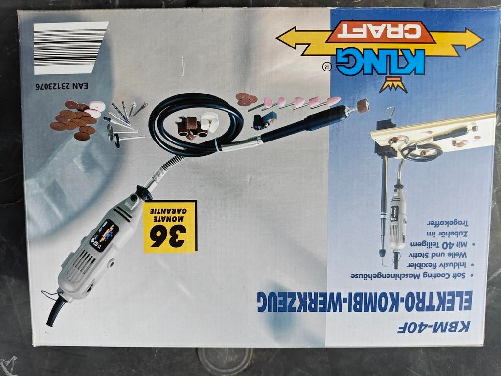 King Craft KBM-40F Elektro-Kombi-Werkzeug, Doe-het-zelf en Verbouw, Ophalen of Verzenden, Gebruikt