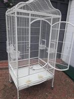 vogel kooiparkieten, agapornissen, Dieren en Toebehoren, Vogels | Hokken en Kooien, Ophalen, Zo goed als nieuw, Metaal, Vogelkooi