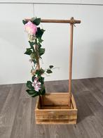 Houtenmand met hangrek, Ophalen, Mand, Zo goed als nieuw, Rechthoekig