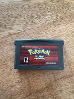 Pokémon Ruby - Game Boy Advance, Gebruikt, 1 speler, Ophalen of Verzenden, Role Playing Game (Rpg)