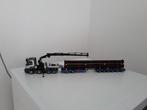 Mercedes Megaspace Arjan Kandt met kraan trailer en lading ., Hobby en Vrije tijd, Modelauto's | 1:50, Verzenden, Nieuw, Bus of Vrachtwagen